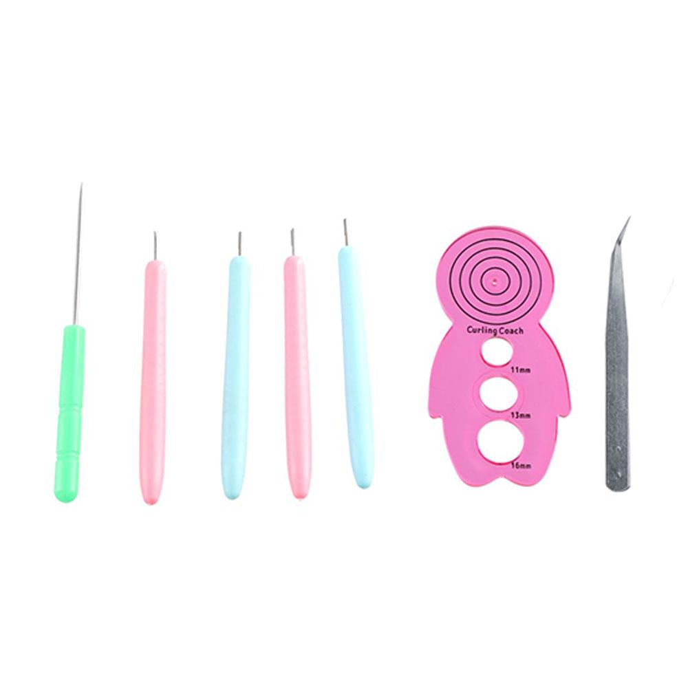 12 шт. Набор игл для квиллинга, инструмент для квиллинга, ручка с прорезью для квиллинга, ручка для квиллинга, бумажное искусство