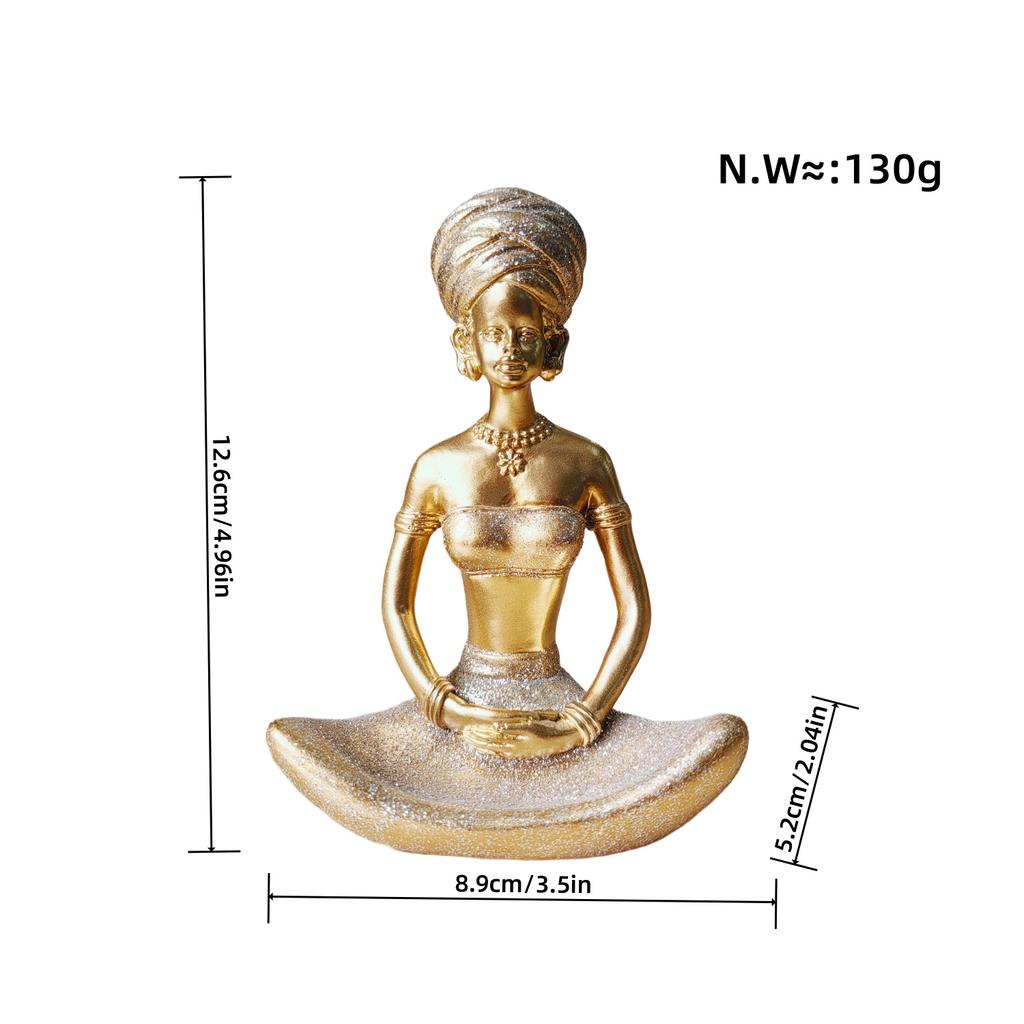 Простые абстрактные украшения для дома и студии йоги, украшения для йоги из смолы, подарочные украшения, украшения для свадебной комнаты