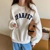 Thin Women's Hoodie Loose Round Neck Long Sleeve Top