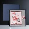 Hand Embroidered Silk Scarf Brooch Set Gift Foreigners Suzhou Mulberry