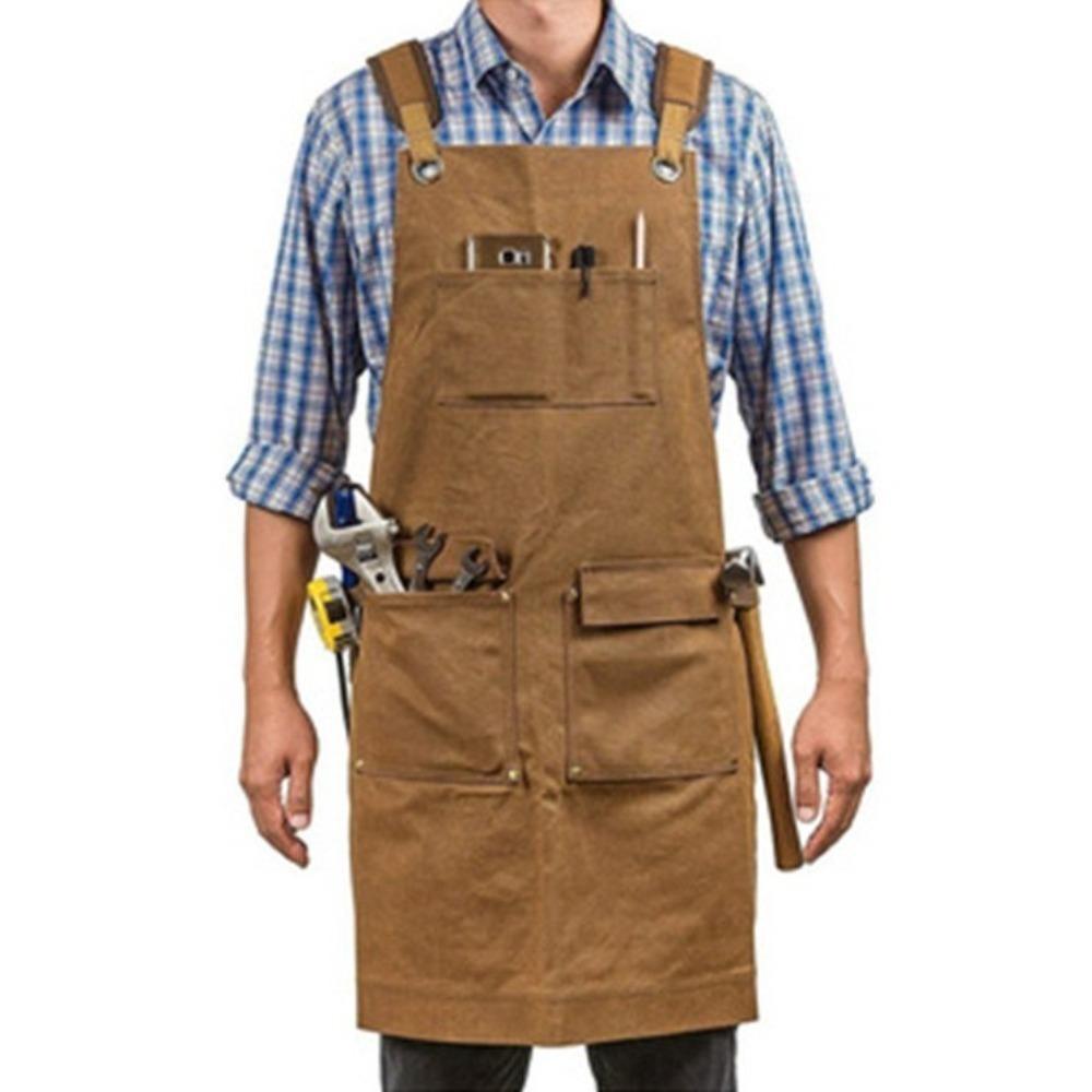 Wear Resistant Carpenter Work Clothes Waterproof Thickened Canvas Tool Bag Kitchen