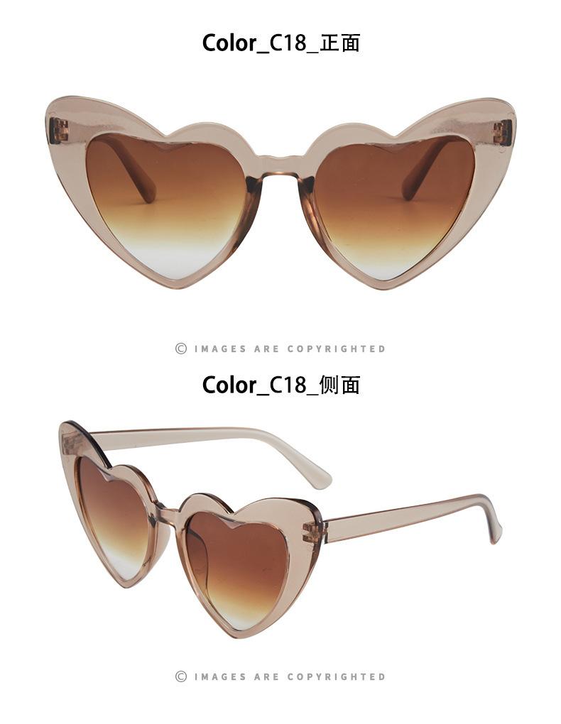 Солнцезащитные очки Love Party, модные солнцезащитные очки Peach Heart