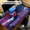 Large Mouse PadRocket League Custom Name Text Personalized Desk Mat Non Slip Gaming Pad