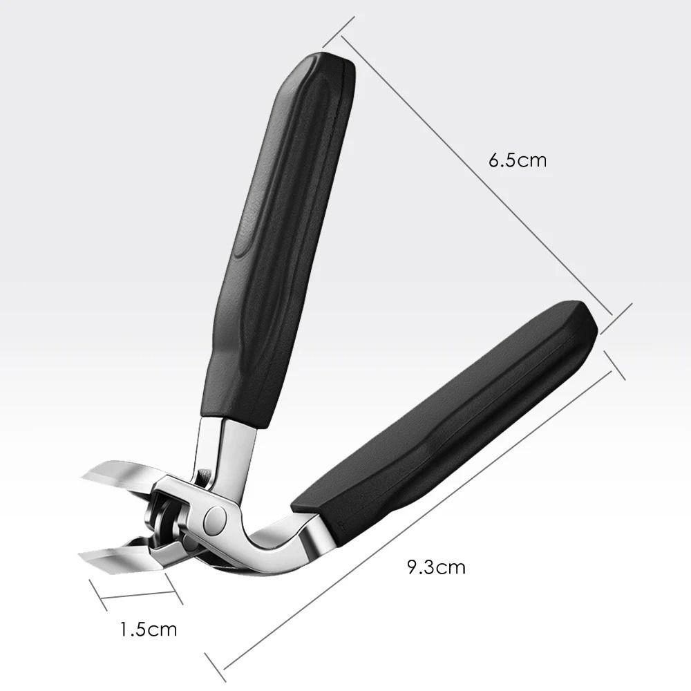 Stainless Steel Toenail Clipper Plastic Nail Clippers Professional Nail Trimmer Thick Nails