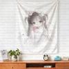 1 шт. Настенное панно в стиле Instagram Kawaiiiiii girl, украшение для общежития, спальни, прикроватной тумбочки, гобелен