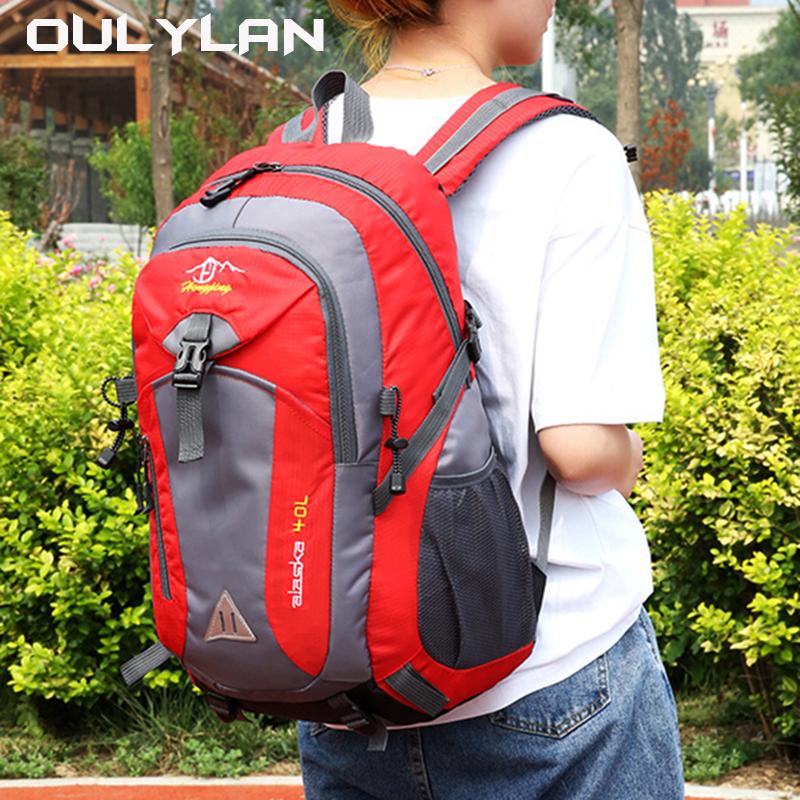 Нейлоновый водонепроницаемый рюкзак для альпинизма и походов, сумка 40 л, мужская и женская, большая вместимость, спортивная сумка для отдыха, дорожные рюкзаки