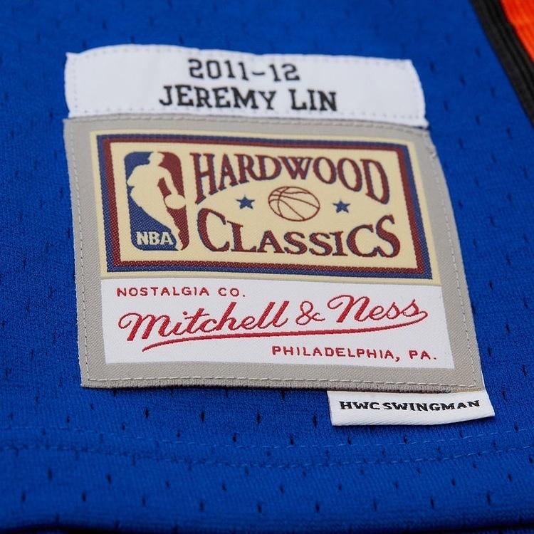Mitchell & Ness x NBA Нью-Йорк Никс SWINGMAN Fan Edition SS25 Баскетбольная майка Мужская Синяя JY11631-NYKROYA