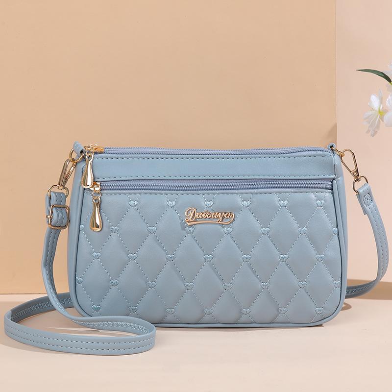 Pretty Embroidery Sling Bag Women Multiple Pockets and Large Capacity Shoulder Bag Fashion Women Bag KTY