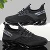 36-47 Couple Plus Size Solid Color Fashion Trend Fly Woven Casual Sports Shoes Men's and Women's Running Shoes