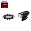 Bike Front Rear Light Set Bicycle Headlight Taillight MTB Road Bike Front Rear Lamp Set Cycling Flashlight Bicycle Accessories 7