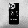 Мультяшный Стикмена Спичечный Человек Чехол для Телефона Для iPhone 17,16,Pro,Max,e,15,14,Plus,13,12,Mini,11, Матовый Цветной Серебристый Роскошный Чехол