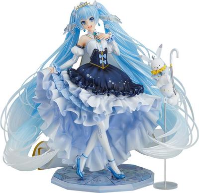 Серия Вокальных Персонажей 01 Hatsune Miku Snow Miku Снежная Принцесса Масштаб ABS ПВХ Полная Фигурка Вер.. 1/7 & Предварительно окрашенный