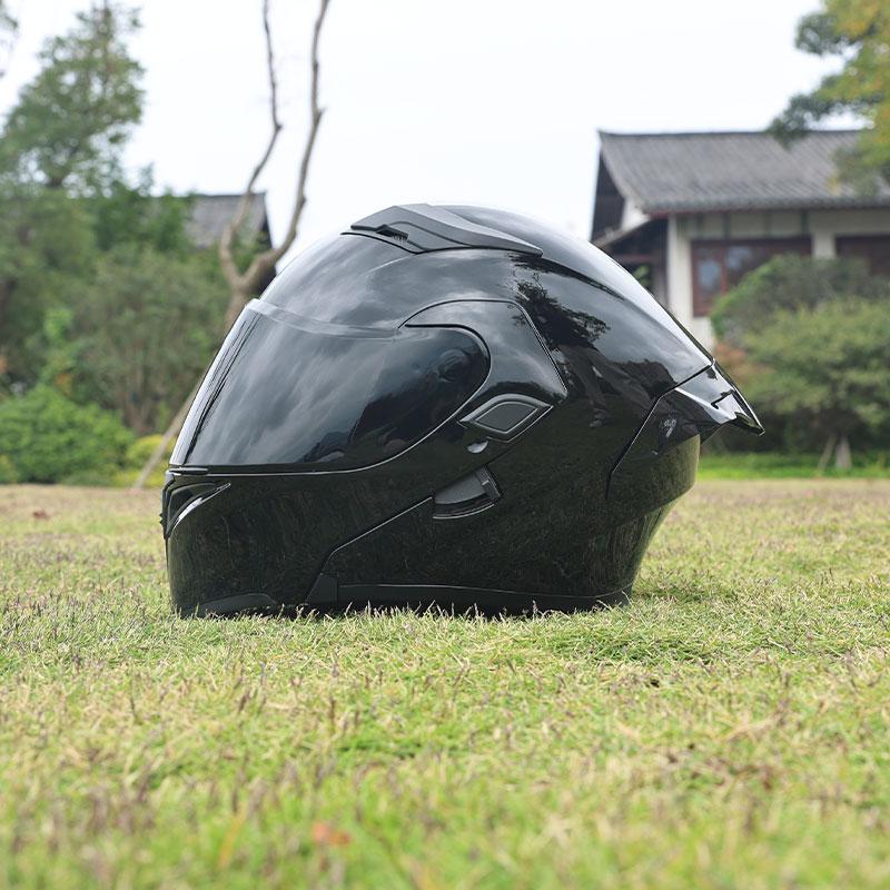 ORZ-Premium ABS Modular Motorcycle Helmet, Dual Internal & External Visor, Breathable Anti Impact Protective Gear for Riders
