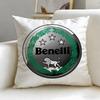 Классический мотоциклетный бренд Benelli Наволочка Мягкая Легко стираемая Подушка Универсальная для Дивана Кровати Путешествий и Офиса