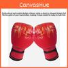 Tiger Print Flame Boxing Gloves For Adult Kids Fight Training Sports Fitness