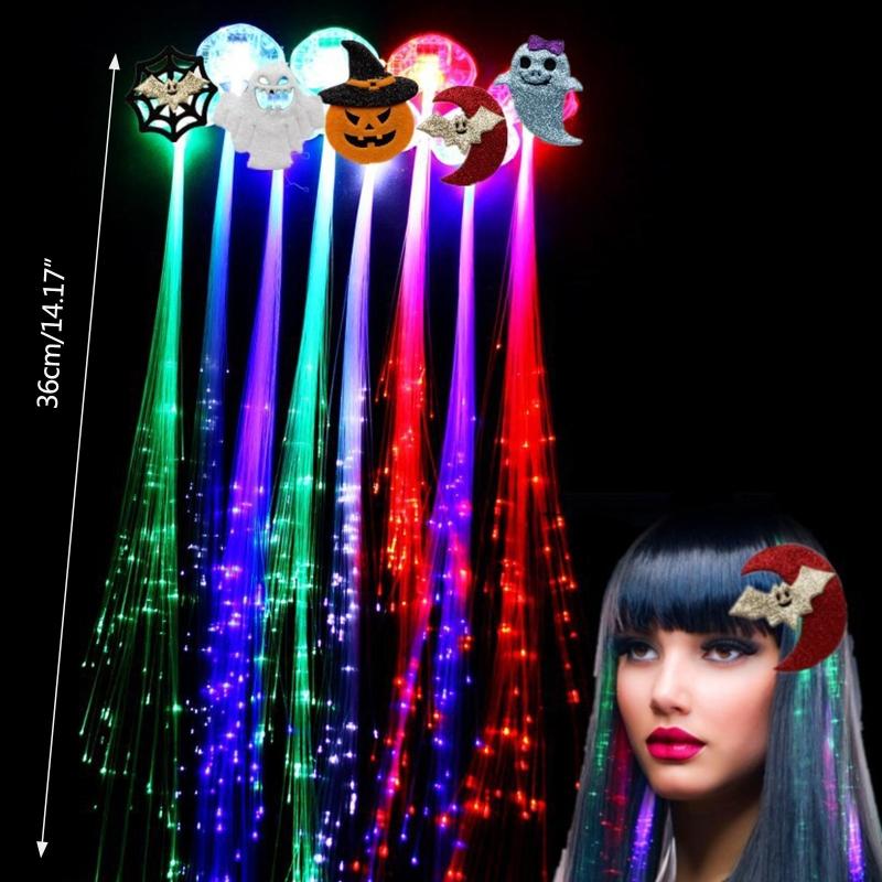 Led Hair Chains For Braids Hair Accessories Braid Luminous Braiding Hair Led Hair Lights Fiber Optic Hair Headpiece