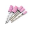 10X Pink Abrasive Mounted Stone Rotary Tool Grinding Wheel