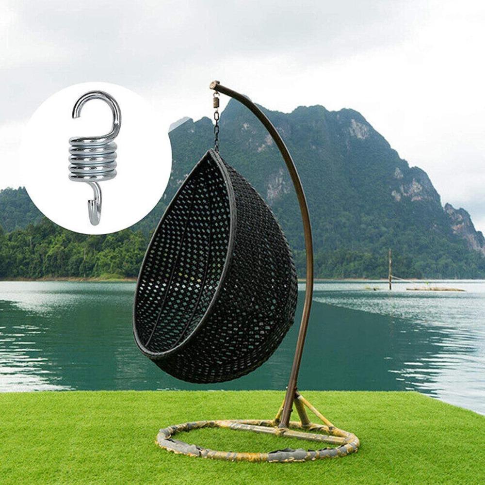 Подвесное кресло-яйцо Садовые качели Пружины Многофункциональные пружины Высококачественный Прочный пружинный крюк