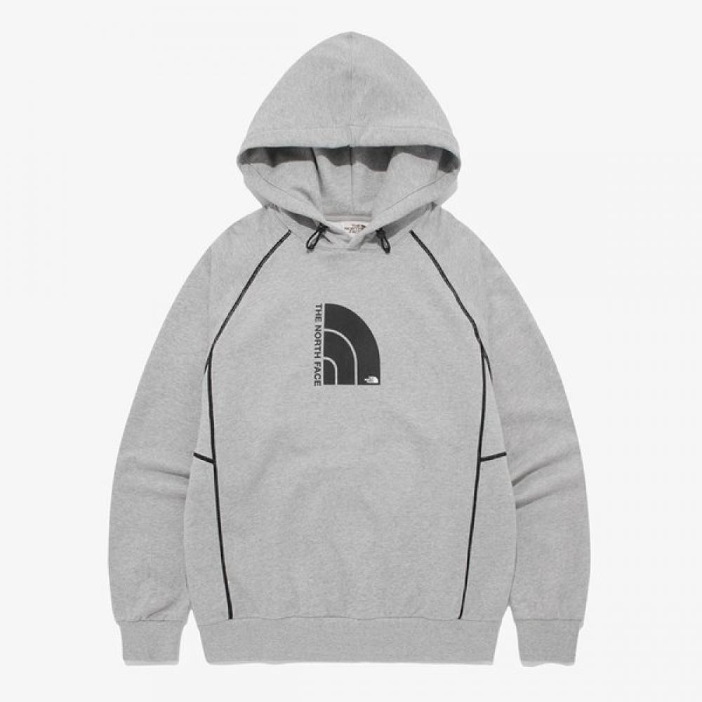 The North Face Nm5pq50j Худи с капюшоном и логотипом купола White Label, пуловер, меланжево-серый