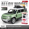 1:24 Land Rover Defender Внедорожник Внедорожный Автомобиль Литой Из Сплава Звук и Свет Модель Автомобиля Коллекция Украшения Игрушки С Подарком Для Детей
