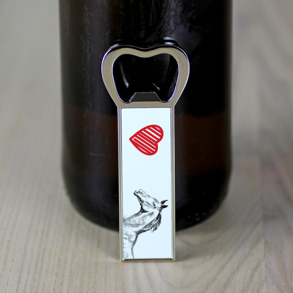 Zweibrücker – Bottle opener with a horse, personalized fridge magnet bottle opener | Art-Dog