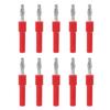 10PCS J.20025 Banana Plug Connector 4mm Male To 2mm Female Multimeter Banana Connector Adapter for