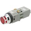 IDEC Series Illuminated Push Button Switch with Full Momentary Type ALFN22611DNR 30 Guard,