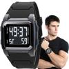 Men Digital Watch Waterproof Sport Retro Multifunction Military Alarm Clock LED Wristwatch