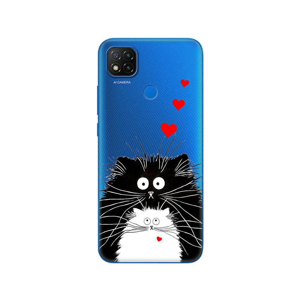 Чехол для Xiaomi Redmi 9C, мягкий силиконовый чехол из ТПУ для задней панели телефона Redmi 9C, NFC, чехол 6,53 дюйма, бампер etui, Fundas Coque