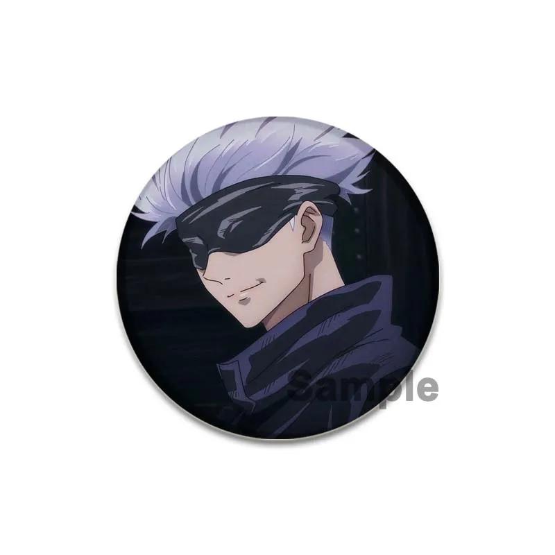32/44/58mm Cute Anime Style Jujutsu Kaisen Brooch Satoru Gojou Cosplay Comic Button Pins Clothes Backpacks Cartoon Badge Jewelry Accessorie