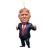 Патриотический Дональд Трамп 2024 Рождественский Орнамент Акриловый Мультяшный Трамп Подвеска (D)