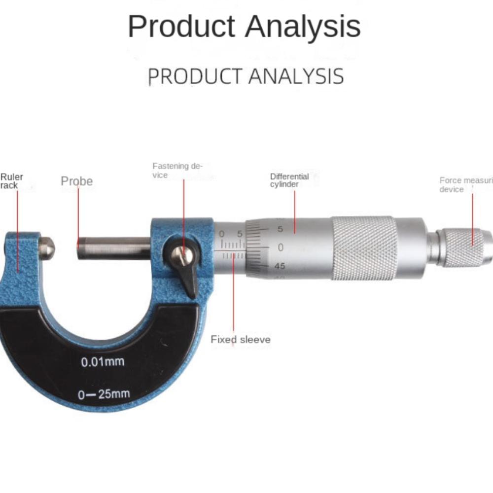 Профессиональные высокоточные измерительные инструменты Премиальный микрометр с твердосплавной вставкой Производство