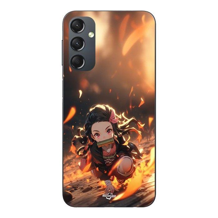 Coque Pour Samsung galaxy A24 Demon Slayer Nezuko 3D art anime Manga Maniacase