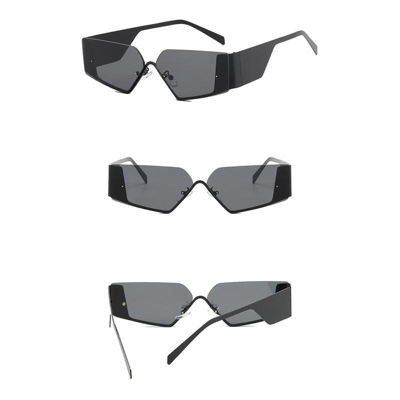 Future Rimless Sunglasses European and American Street Shot Sun Glasses Personality Glasses Outdoor Shades for Men Women