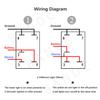 12V/24V Horn Momentary Rocker Switch Laser 5 Pin (On)-Off Siren Speaker Toggle Switch Replacement for Car Boat UTV Can Am Jeep