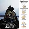 Hollow Knight Characters And Creatures Artwork Gift Customizable Blanket Personalized Text Soft Cozy For Sofa Couch Office Bed Picnics Ideal For All