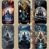 Чехол для телефона Lord Shiva Mahadev Of India для Apple iPhone 15,14,13,12,11,XS,XR,X,8,7,Pro,Max,Plus,mini Силиконовый Черный