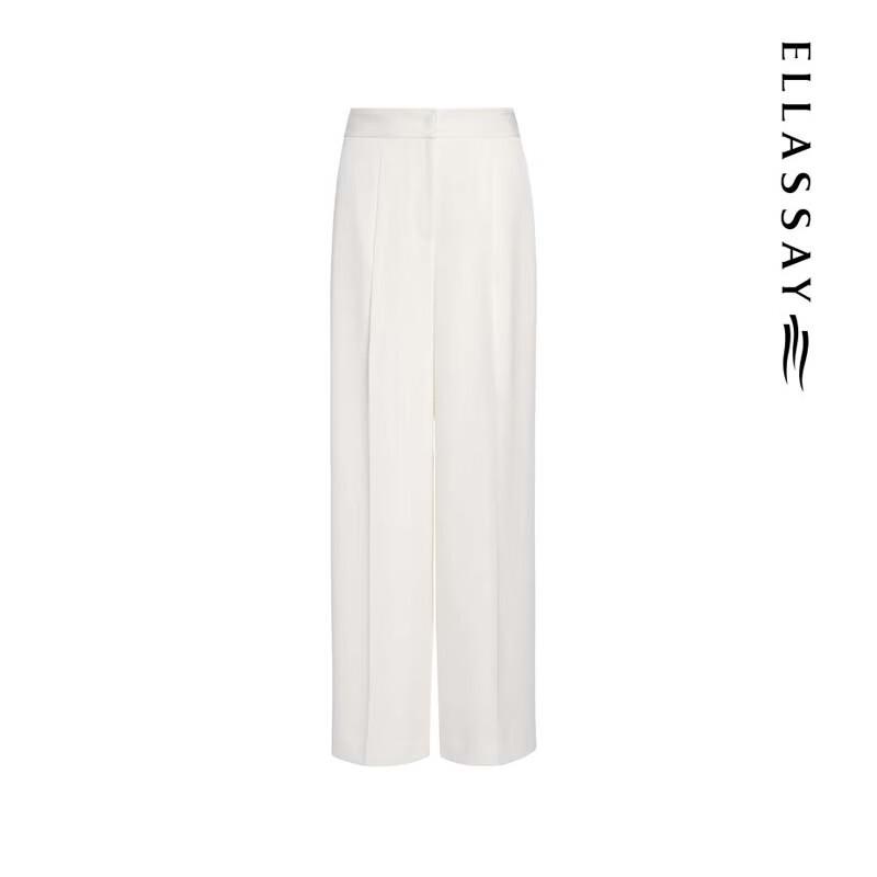 ELLASSAY Широкие брюки с высокой талией из триацетата EWE362K04100