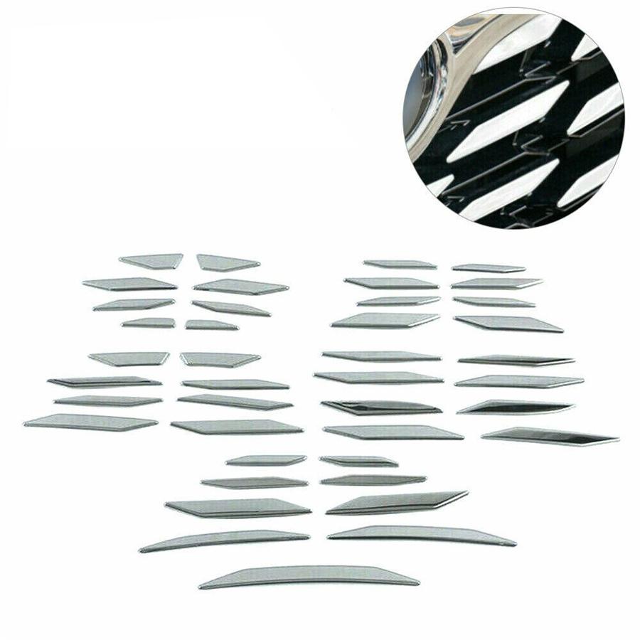 Для Toyota Highlander 2020-2022 Хромированная Нержавеющая Накладка Декоративная Накладка Решетки Переднего Бампера