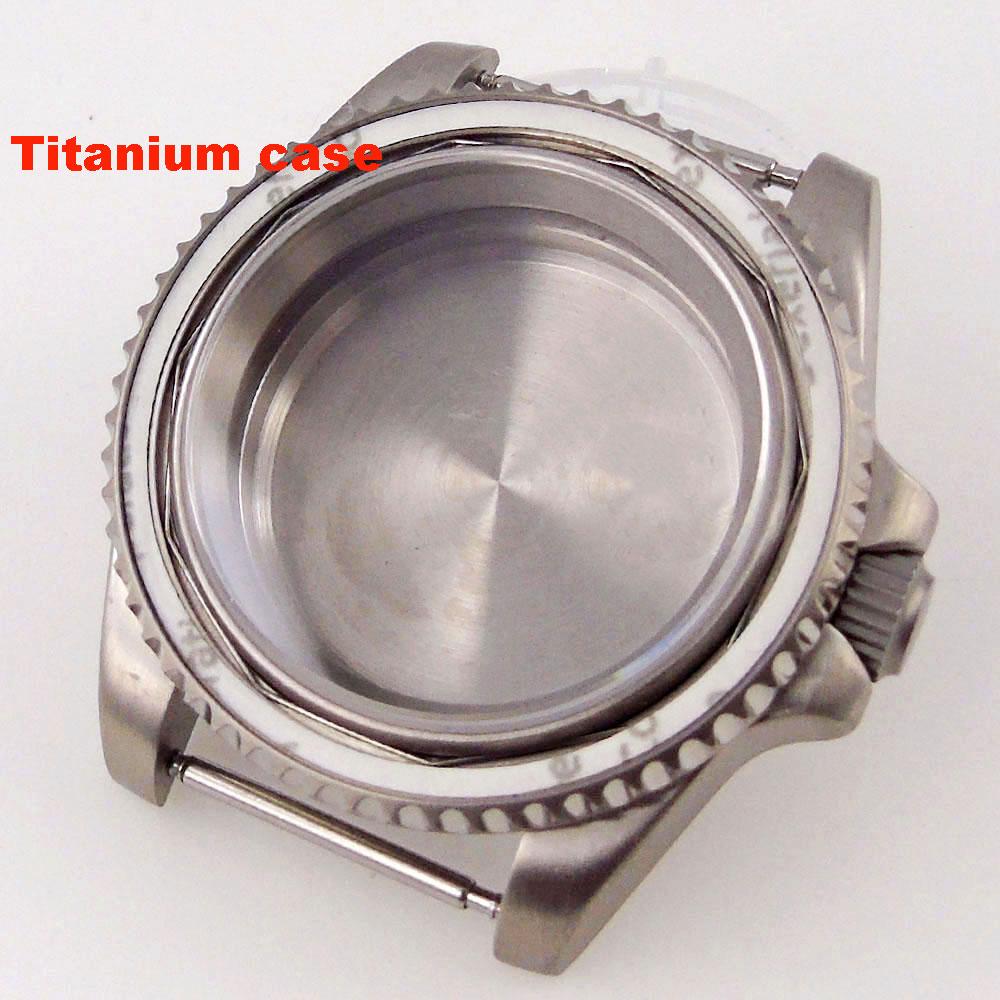 200m Waterproof Resistant Titanium Sub Watch Case 40mm for NH34 NH35 NH36 NH37 NH38 NH39 NH70 NH72 120Click Bezel