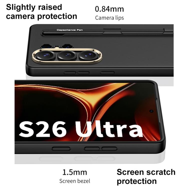 GKK Ultra-thin Full Coverage PC Phone Case with Pen Slot & Stylus