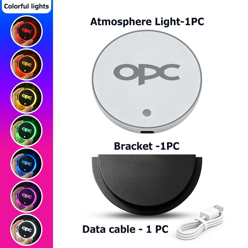 Car Triangle Window Windshield Decoration LED Atmosphere Light For Opel Astra H K J G Corsa E D OPC Insignia B Vectra Mokka