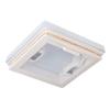 MPK 28X28 roof hatch window with mosquito net, white