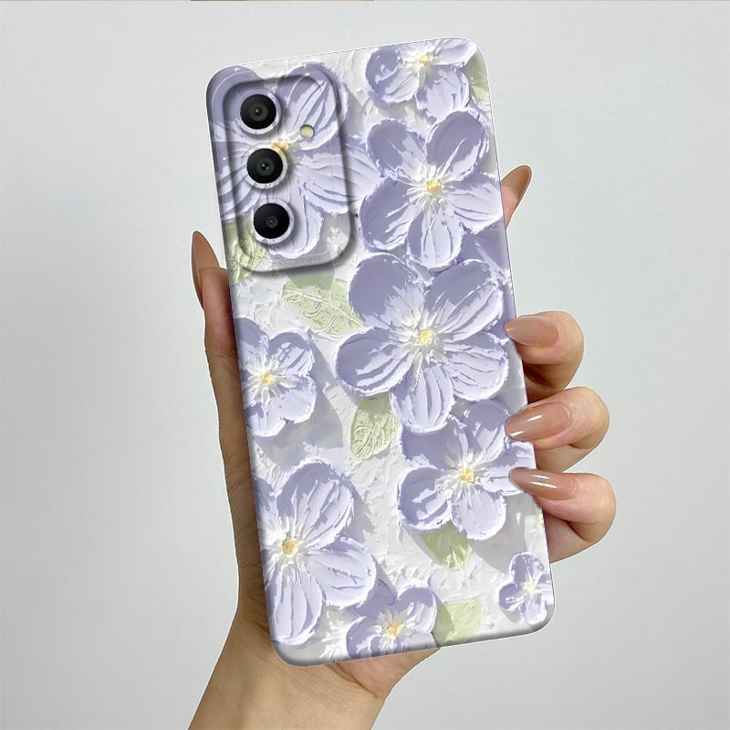 Sweet Soft Phone Case for Samsung Galaxy A15 A155 A156 4G 5G Fashion Cool Painted Cases Protection Back Cover Accessories Casing