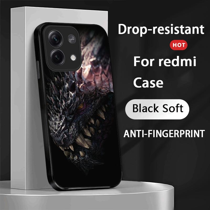 Чехол для телефона с дизайном игры Monster Hunter для Xiaomi Redmi Note 13,12,11, 10 Pro Plus S, 5G, 12S, Мягкая черная крышка для телефона