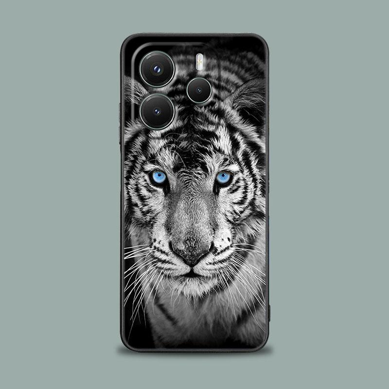 Чехол для телефона с изображением волка, льва, тигра для Xiaomi Redmi 14C 12C 10C 13C 4G Redmi Note 14 13 12 11 10 9 Pro Plus 5G 12S 11S Мягкий чехол