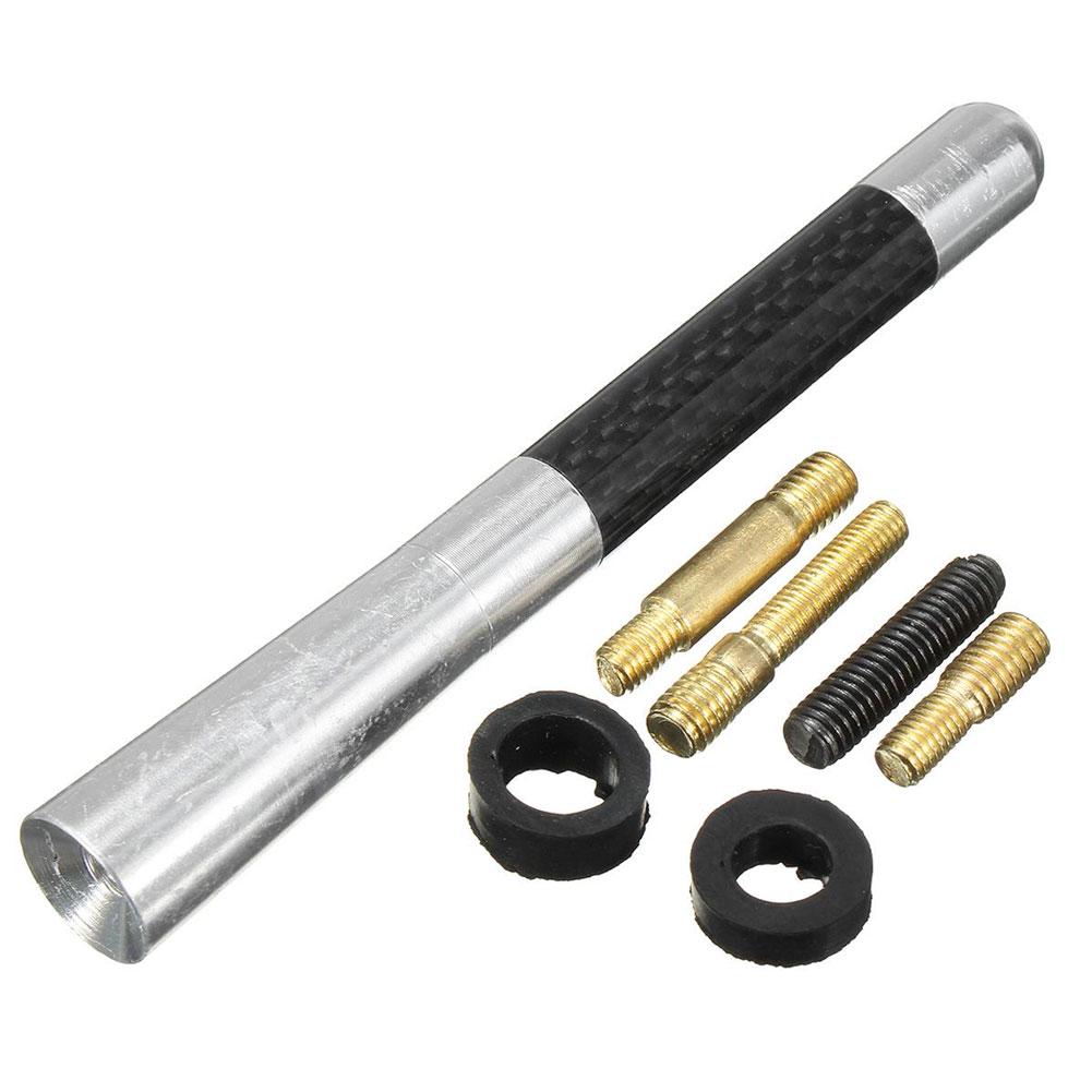 Cars Auto Parts Antenna Short FM Radio Fiber Aerial Car-Styling 12cm Carbon Universal