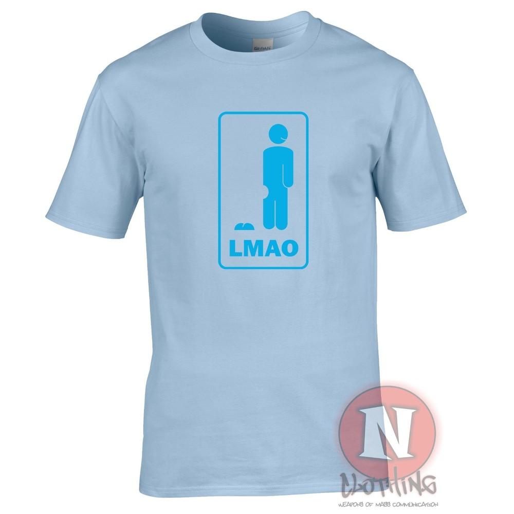 Lmao Laughing My Arse Off Funny Cheeky Ass Cartoon Slogan Uni Teen TShirt