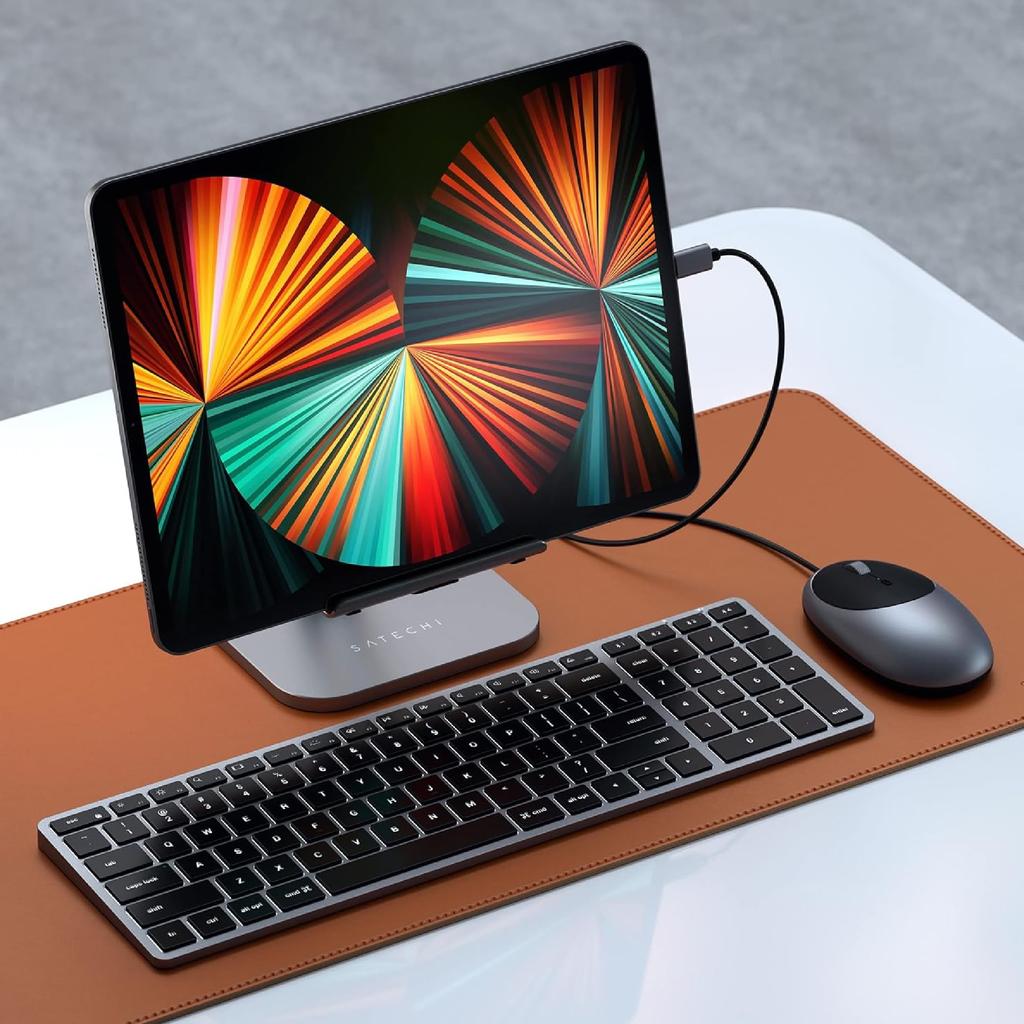 Проводная оптическая мышь Satechi C1 Aluminum с iMac iPad Air2018 или проводной мышью Mac USB-C (Совместимо с M1, Pro/M1/M2, MacBookPro/более поздняя версия/M1/M2, Mini,