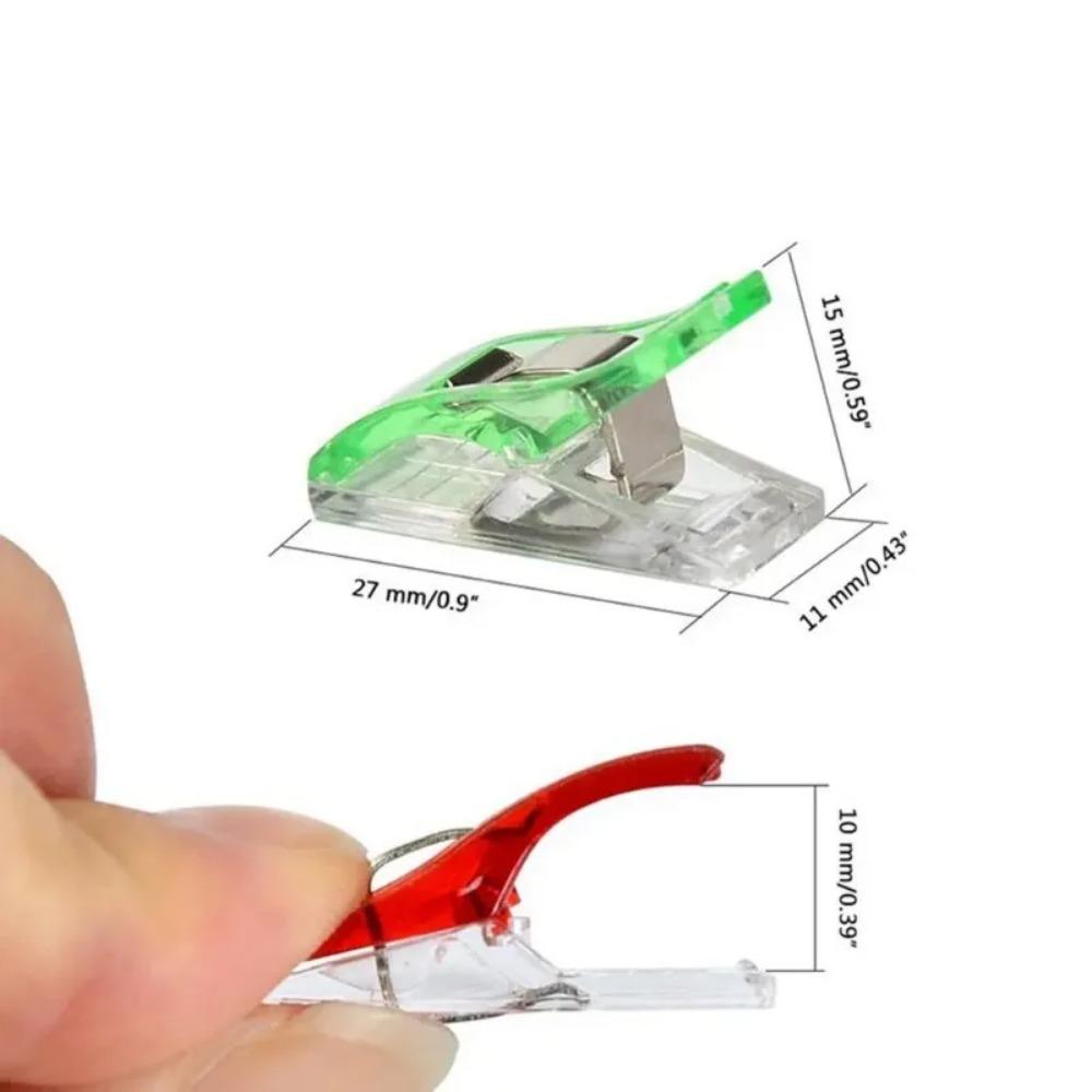 50/100 шт. красочные швейные зажимы многоцелевые пластиковые зажимы для квилтинга зажимы для рукоделия для шитья переплета DIY рукоделия
